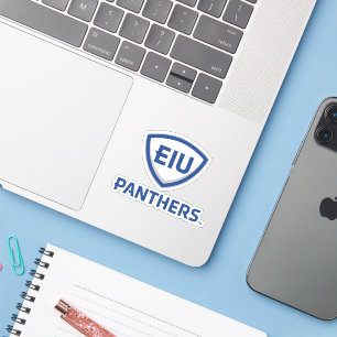 Eastern Illinois Panthers Shield & Wordmark Logo