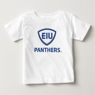 Eastern Illinois Panthers Shield & Wordmark Logo Baby T-Shirt