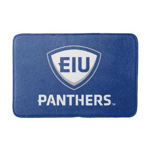 Eastern Illinois Panthers Shield & Wordmark Logo Bath Mat