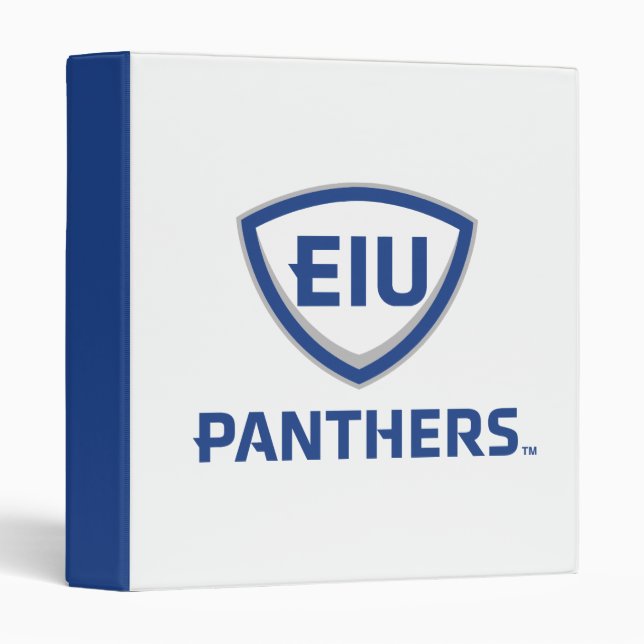 Eastern Illinois Panthers Shield & Wordmark Logo Binder (Front/Spine)