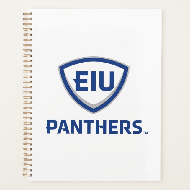 Eastern Illinois Panthers Shield & Wordmark Logo Planner (Front)