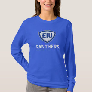 Eastern Illinois Panthers Shield & Wordmark Logo T-Shirt