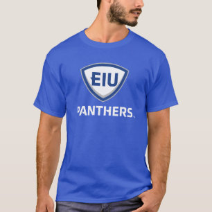 Eastern Illinois Panthers Shield & Wordmark Logo T-Shirt