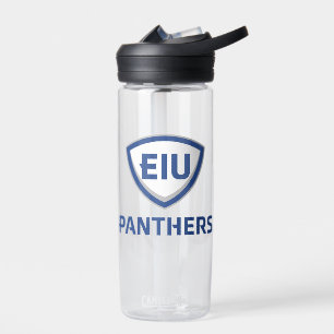 Eastern Illinois Panthers Shield & Wordmark Logo Water Bottle