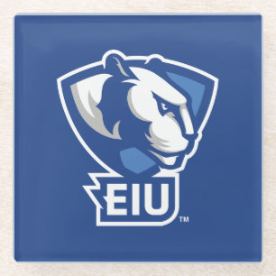 Eastern Illinois University Panthers Logo Glass Coaster