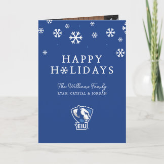 Eastern Illinois University Panthers Logo Holiday Card