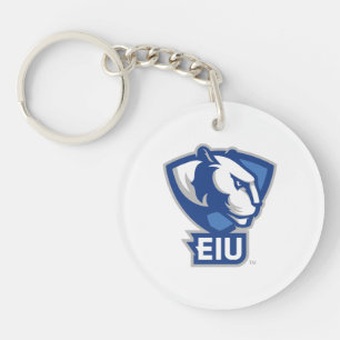 Eastern Illinois University Panthers Logo Keychain