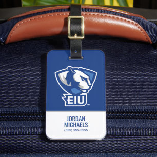 Eastern Illinois University Panthers Logo Luggage Tag