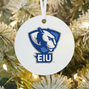Eastern Illinois University Panthers Logo Metal Ornament