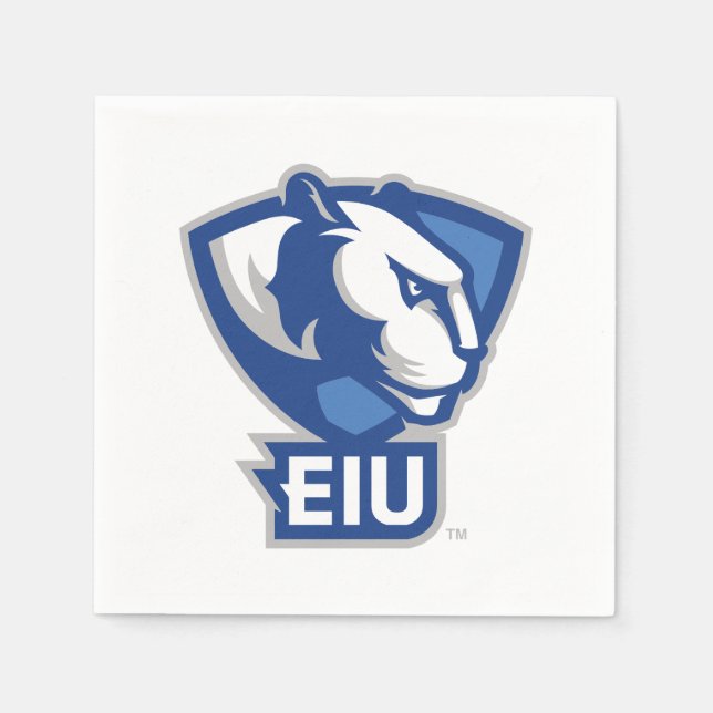 Eastern Illinois University Panthers Logo Napkin (Front)
