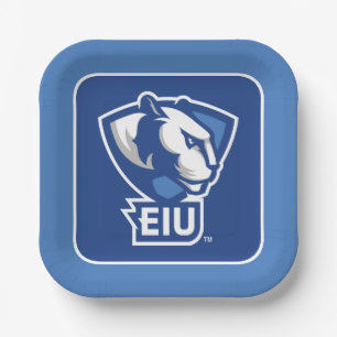 Eastern Illinois University Panthers Logo Paper Plate