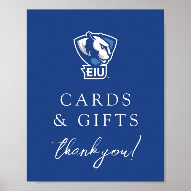 Eastern Illinois University Panthers Logo Poster (Front)