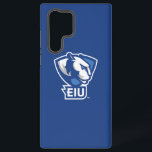 Eastern Illinois University Panthers Logo Samsung Galaxy Case<br><div class="desc">This design displays the official logo for Eastern Illinois University (EIU), featuring the iconic panther head mascot. The logo represents the university's athletic spirit and school pride. The panther head, in blue and white, symbolizes the strength and determination of the EIU Panthers. Below the mascot, the acronym "EIU" is prominently...</div>