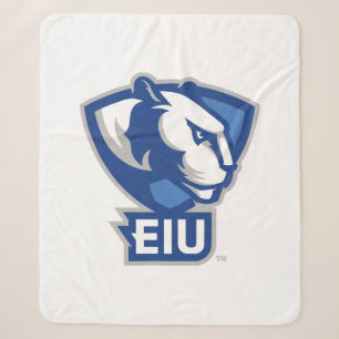 Eastern Illinois University Panthers Logo Sherpa Blanket