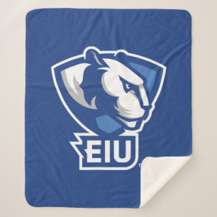 Eastern Illinois University Panthers Logo Sherpa Blanket