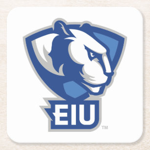 Eastern Illinois University Panthers Logo Square Paper Coaster