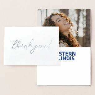 Eastern Illinois University Wordmark Logo Foil Card