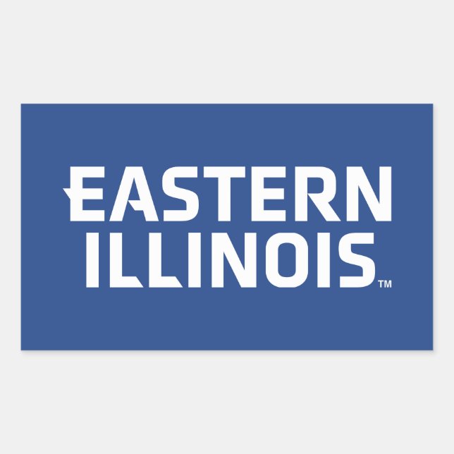 Eastern Illinois University Wordmark Logo Sticker (Front)