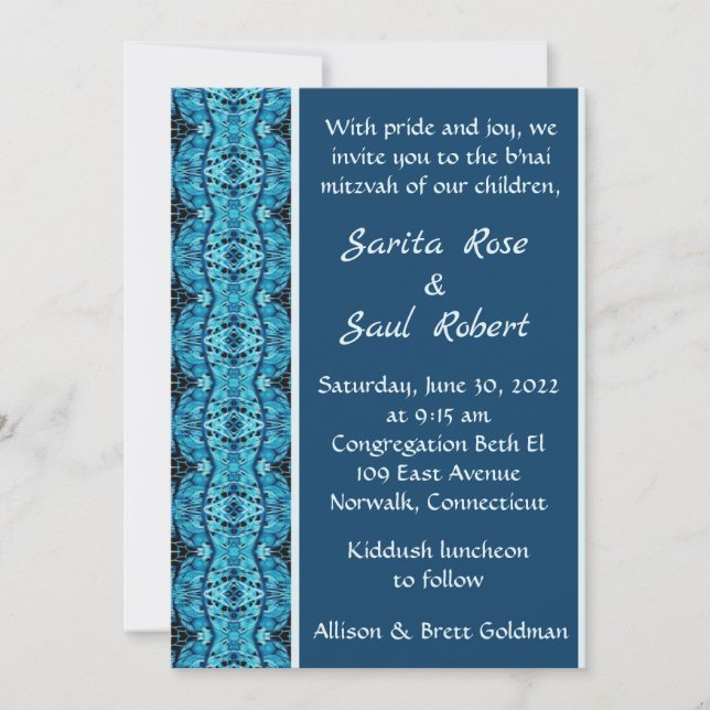 Eastern Kaleidoscope Invitation (Front)