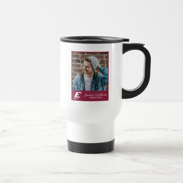 Eastern Kentucky University E Travel Mug (Right)