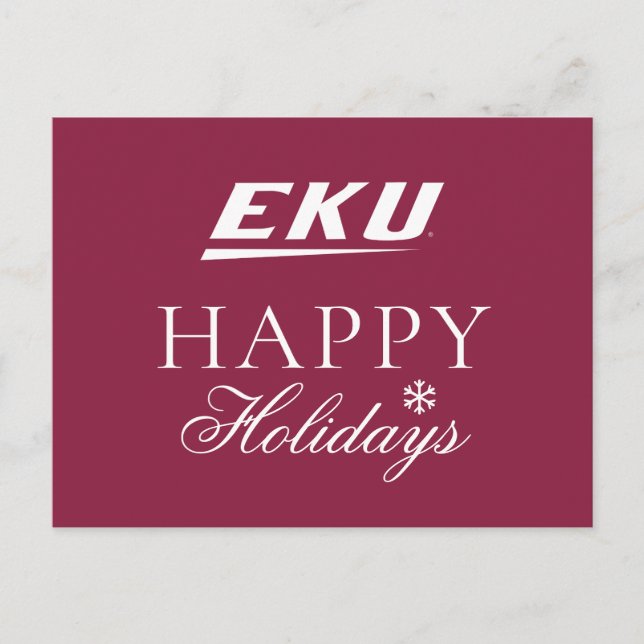 Eastern Kentucky University | EKU Holiday Postcard (Front)