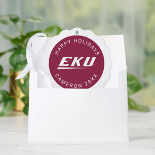 Eastern Kentucky University EKU Ornament Card