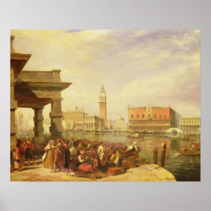 Eastern Merchants at the Entrance to the Grand Can Poster