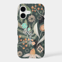 Eastern Ojibwe Woodlands Botanical Floral Motif
