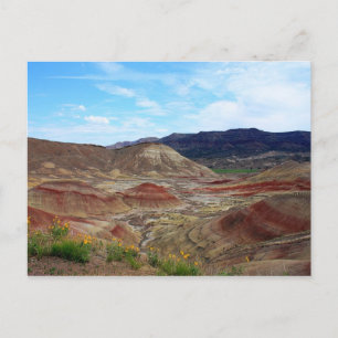 Eastern Oregon Painted Hills Vista Postcard