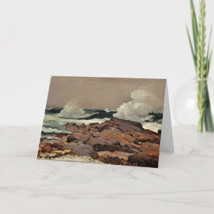 Eastern Point, fine art by Winslow Homer Card