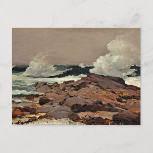 Eastern Point, fine art by Winslow Homer Postcard