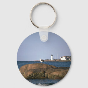 Eastern Point lighthouse, Gloucester, Massachusett Keychain