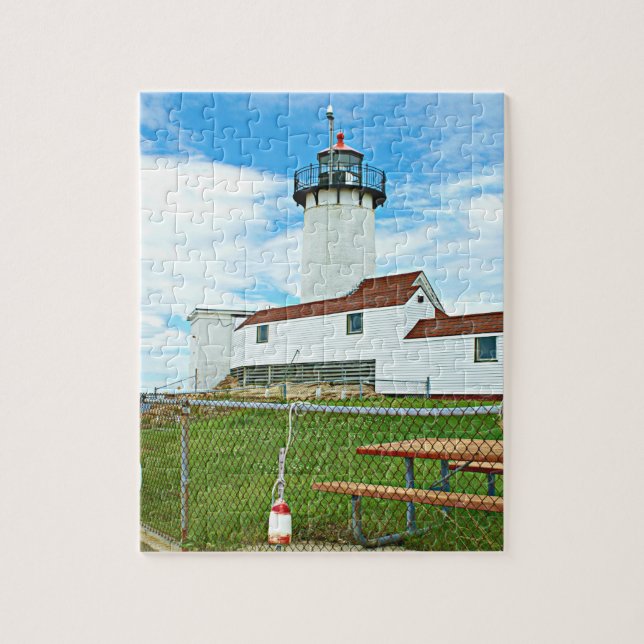 Eastern Point Lighthouse, Gloucester Massachusetts Jigsaw Puzzle (Vertical)