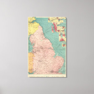 Eastern ports of Great Britian Canvas Print