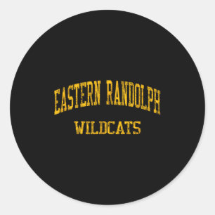 Eastern Randolph High School Hs Classic Round Sticker