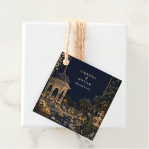 Eastern Royal Wedding Peacock Favour Tags
