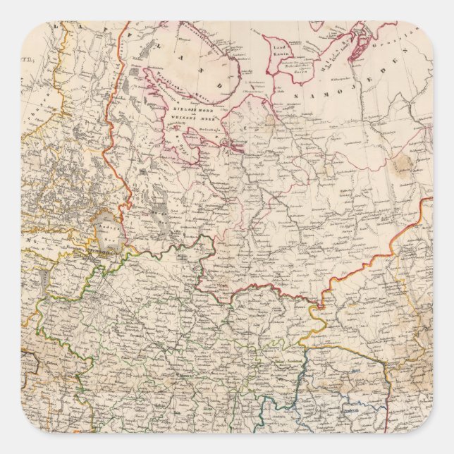 Eastern Russia Square Sticker (Front)