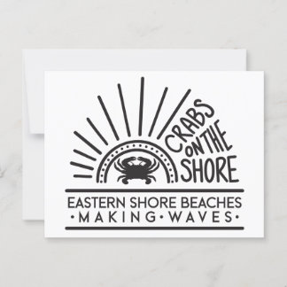 Eastern Shore Beaches Making Waves Postcard