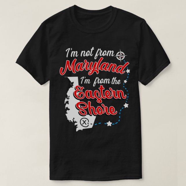 Eastern Shore Maryland Chesapeake Bay Blue Crabs  T-Shirt (Design Front)
