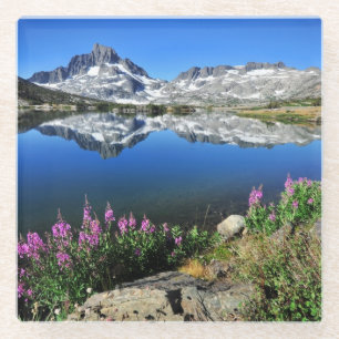 Eastern Sierra Mountains Glass Coaster