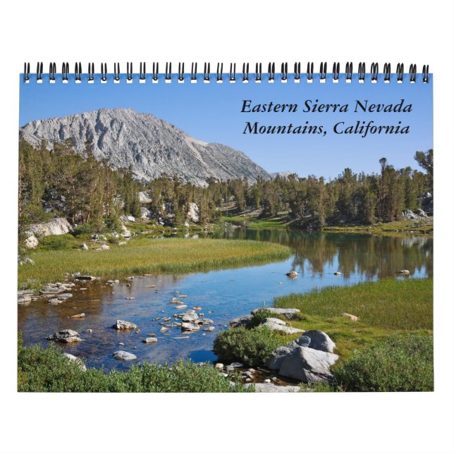 Eastern Sierra Nevada Mountains. Calendar (Cover)