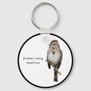 Eastern Song Sparrow Keychain