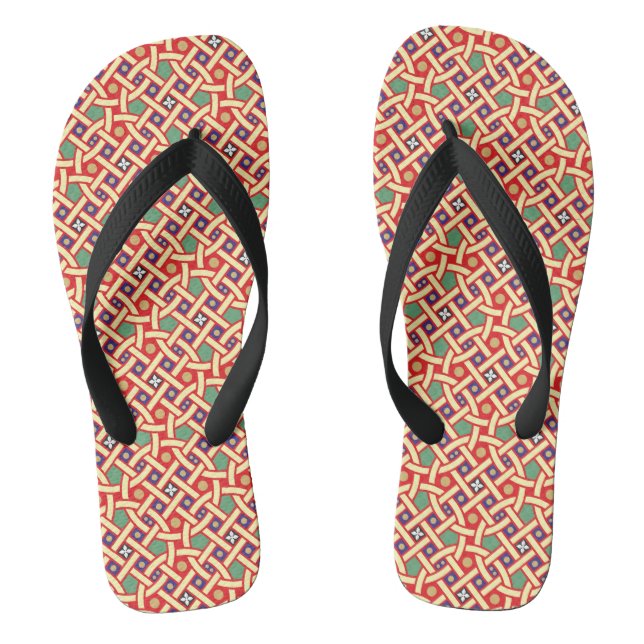Eastern star flip flops (Footbed)
