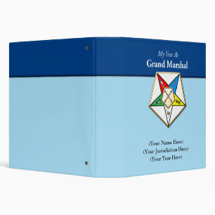 Eastern Star Grand Marshal Binder - Memory Book