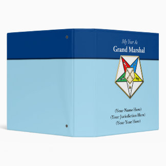 Eastern Star Grand Marshal Binder - Memory Book