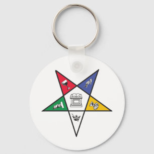 Eastern Star Keychain