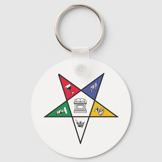 Eastern Star Keychain (Front)