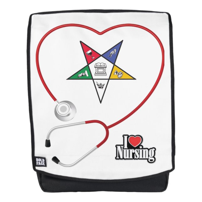 Eastern Star Nursing Backpack (Front)
