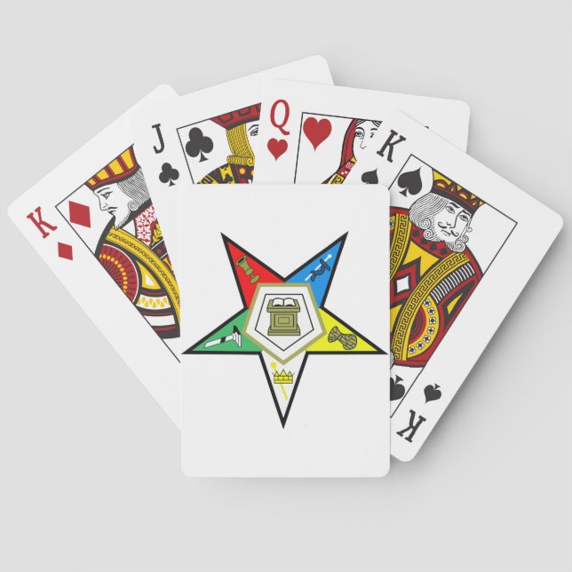 Eastern Star Playing Cards (Back)