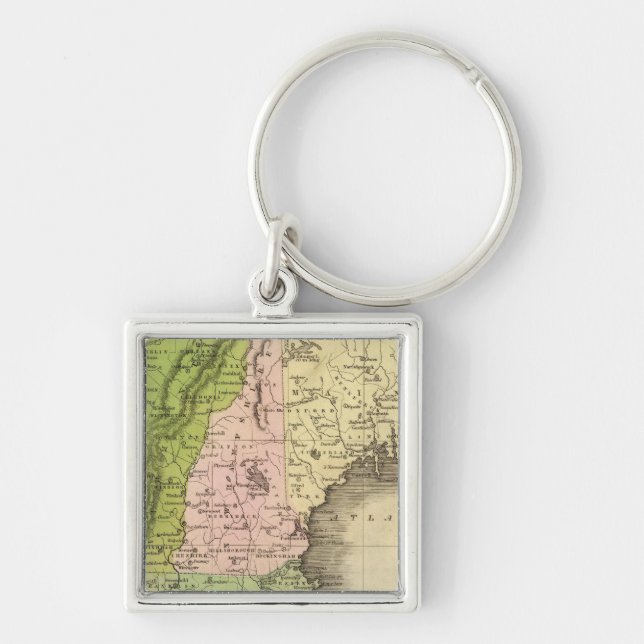Eastern States Olney Map Keychain (Front)